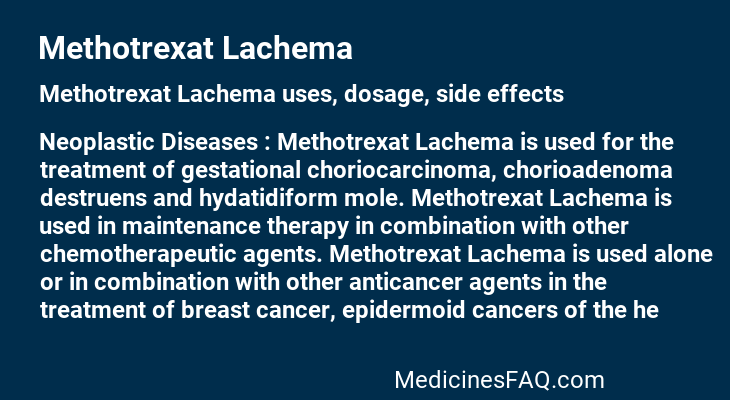 Methotrexat Lachema