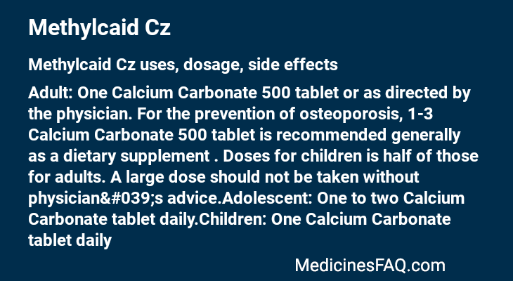 Methylcaid Cz