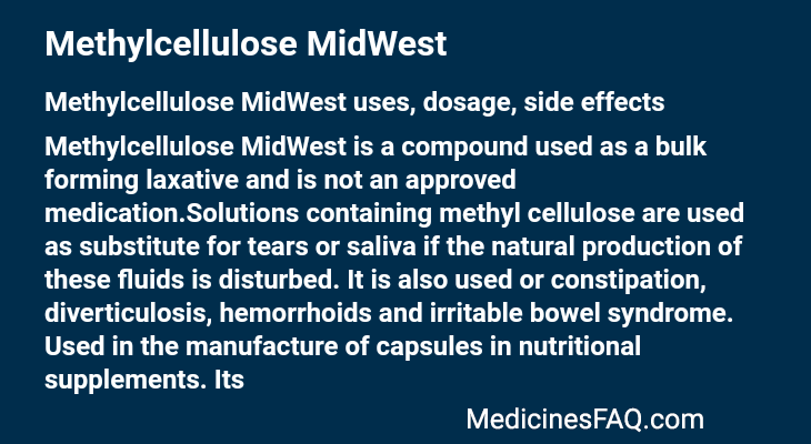 Methylcellulose MidWest