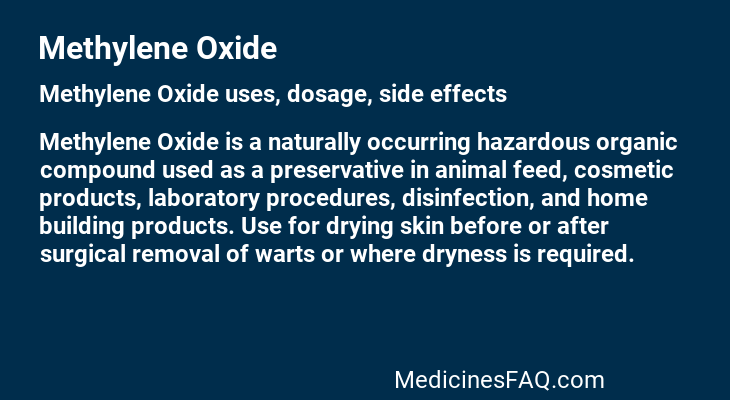 Methylene Oxide