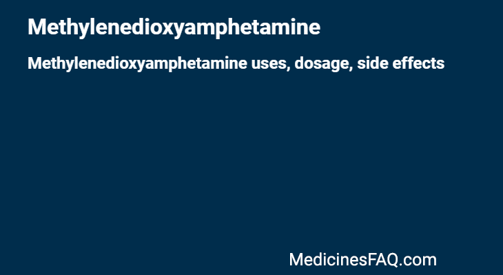Methylenedioxyamphetamine