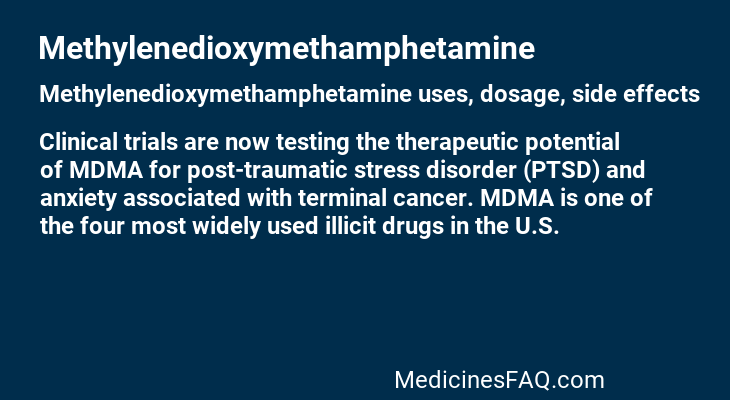 Methylenedioxymethamphetamine