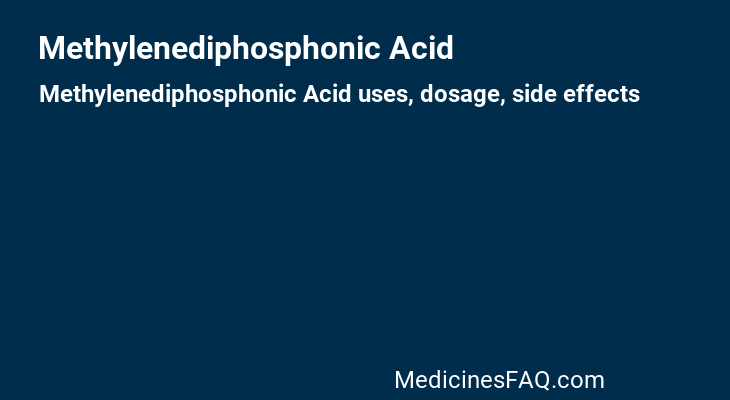 Methylenediphosphonic Acid