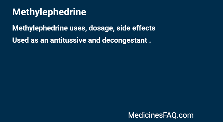 Methylephedrine