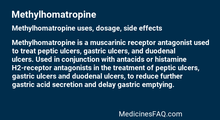 Methylhomatropine