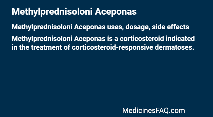Methylprednisoloni Aceponas