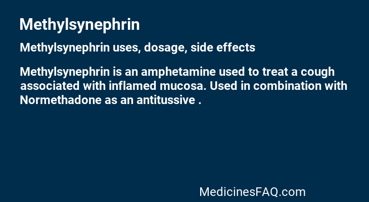 Methylsynephrin
