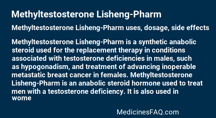 Methyltestosterone Lisheng-Pharm