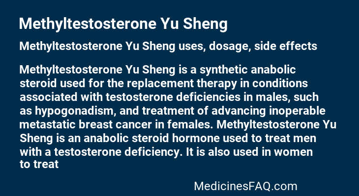 Methyltestosterone Yu Sheng