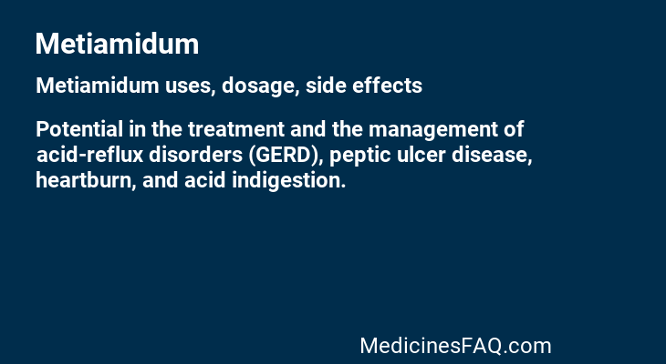 Metiamidum