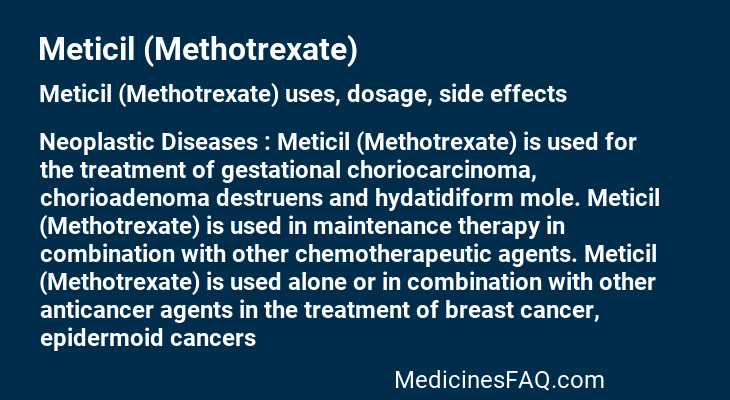 Meticil (Methotrexate)