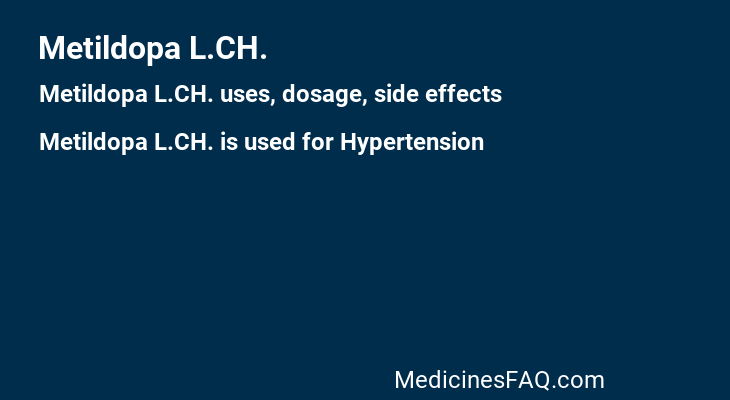 Metildopa L.CH.