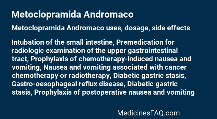 Metoclopramida Andromaco