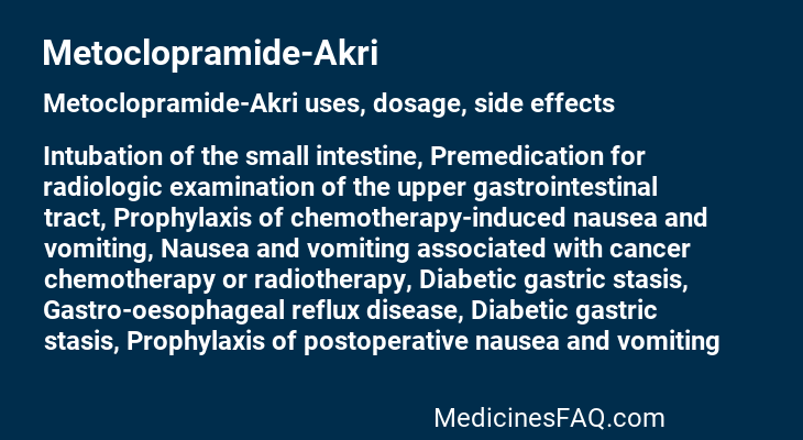 Metoclopramide-Akri