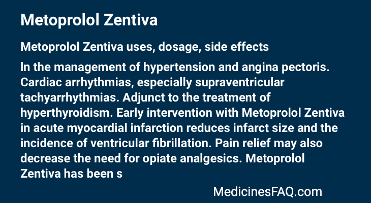 Metoprolol Zentiva