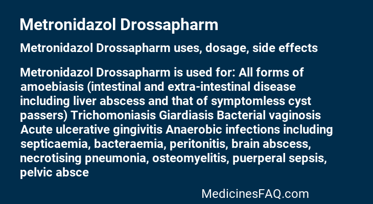 Metronidazol Drossapharm