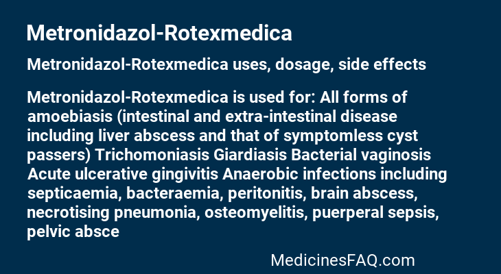 Metronidazol-Rotexmedica