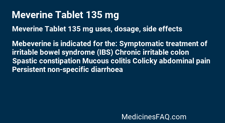 Meverine Tablet 135 mg