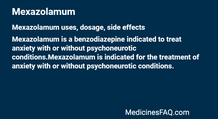 Mexazolamum