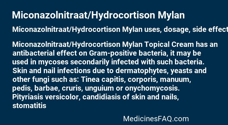 Miconazolnitraat/Hydrocortison Mylan