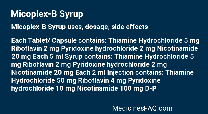 Micoplex-B Syrup