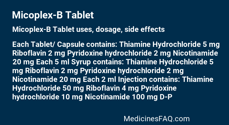 Micoplex-B Tablet