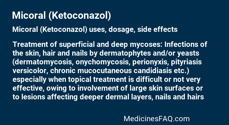 Micoral (Ketoconazol)