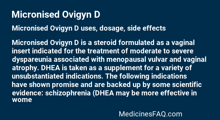 Micronised Ovigyn D