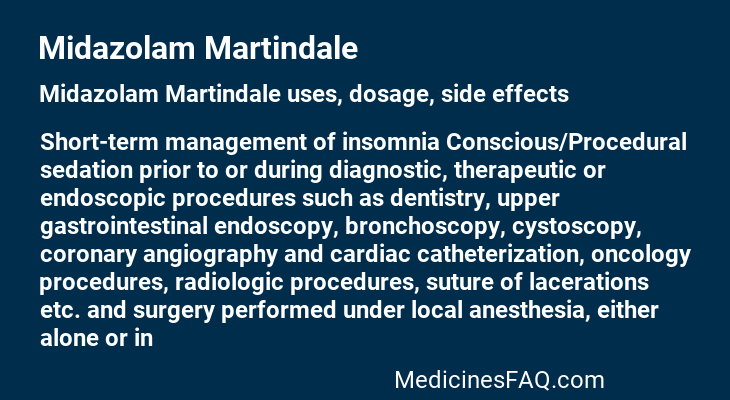 Midazolam Martindale