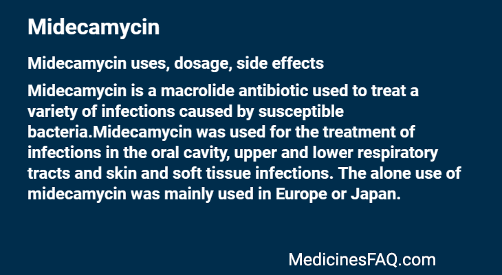 Midecamycin