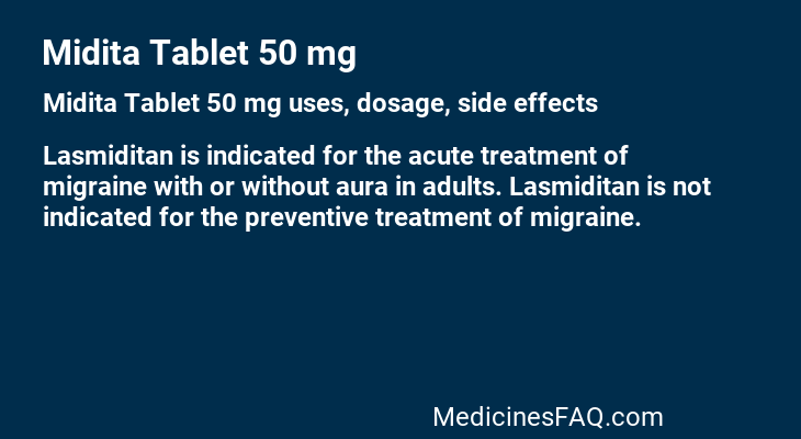 Midita Tablet 50 mg