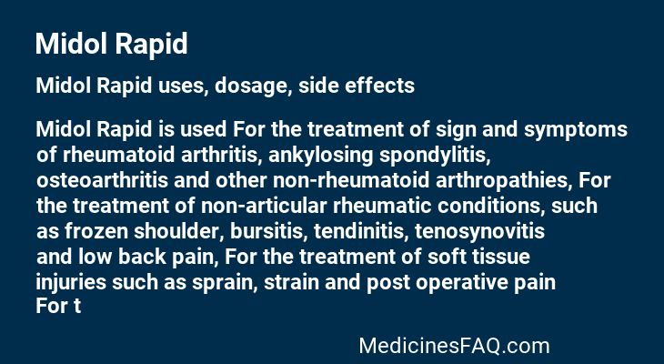 Midol Rapid