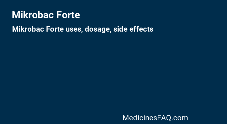 Mikrobac Forte