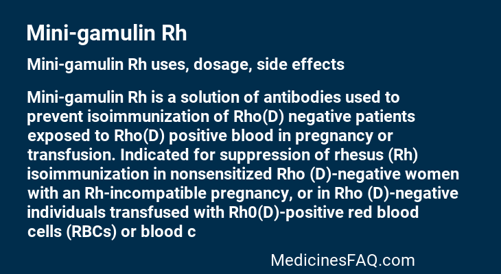 Mini-gamulin Rh