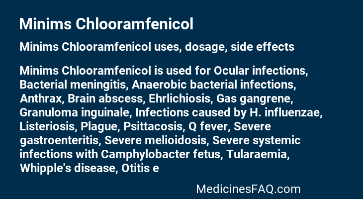 Minims Chlooramfenicol