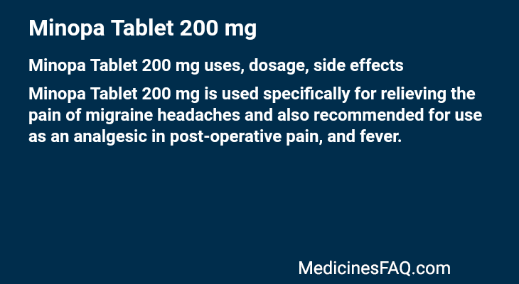 Minopa Tablet 200 mg