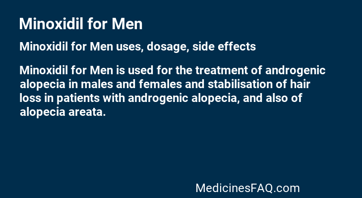 Minoxidil for Men