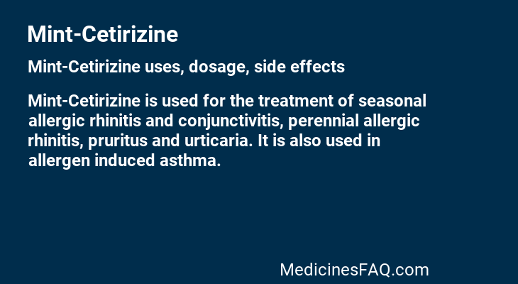 Mint-Cetirizine