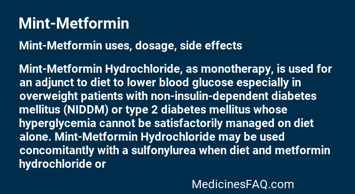 Mint-Metformin