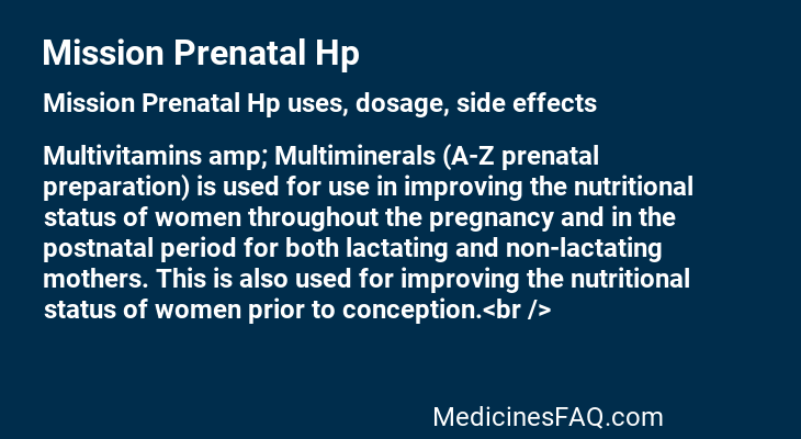 Mission Prenatal Hp