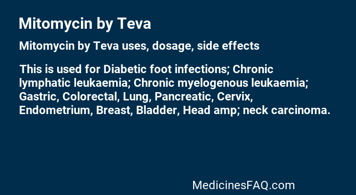 Mitomycin by Teva