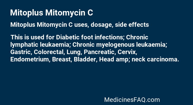 Mitoplus Mitomycin C