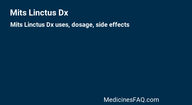 Mits Linctus Dx