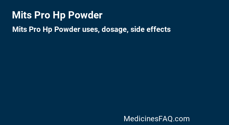 Mits Pro Hp Powder