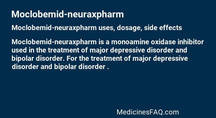 Moclobemid-neuraxpharm