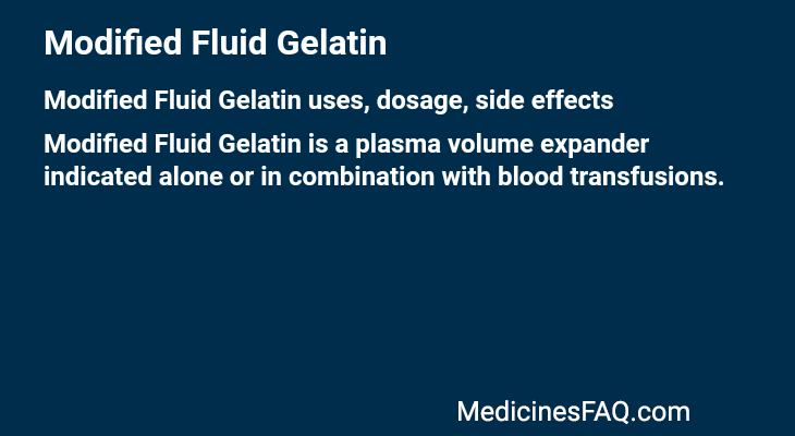Modified Fluid Gelatin