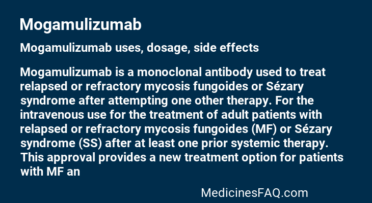 Mogamulizumab
