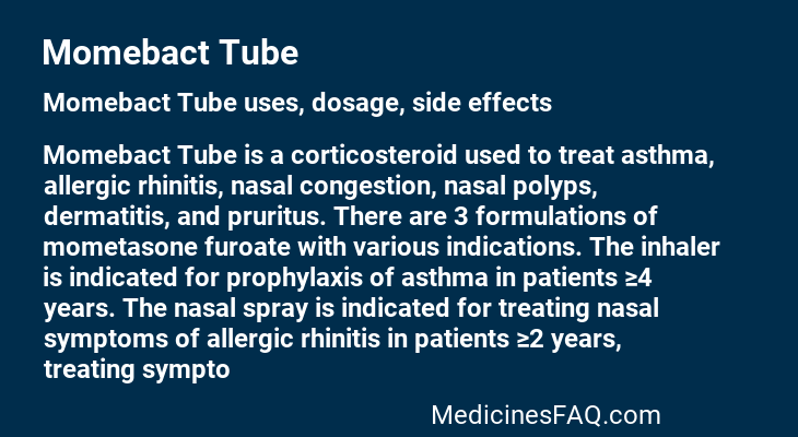 Momebact Tube