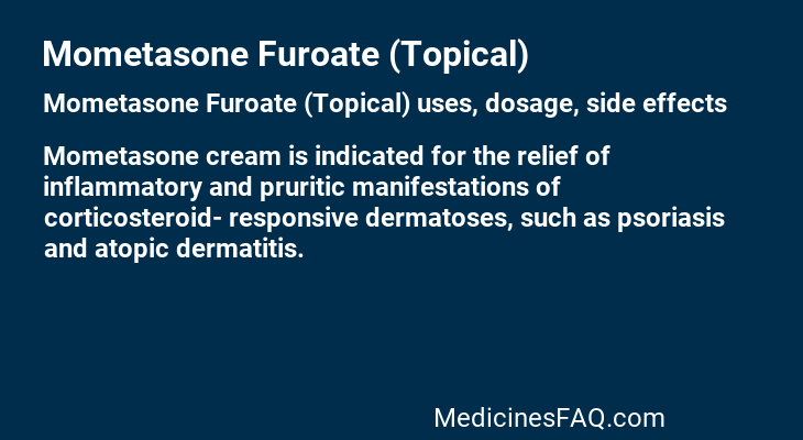 Mometasone Furoate (Topical)