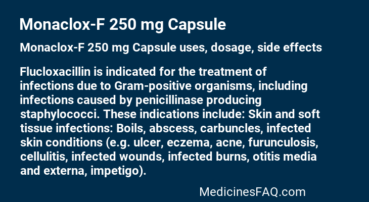 Monaclox-F 250 mg Capsule